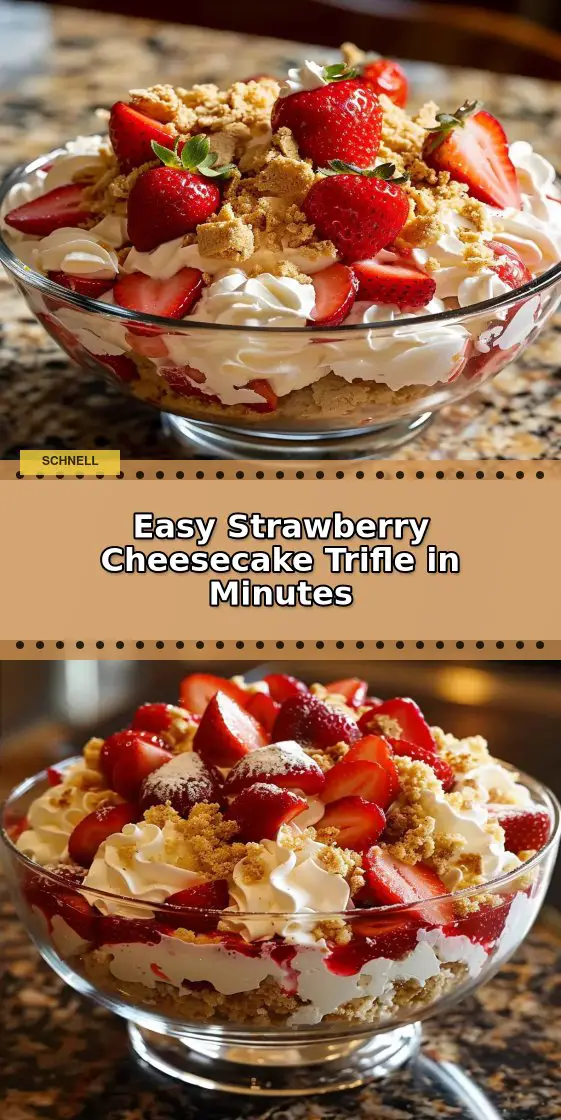 Strawberry Cheesecake Trifle