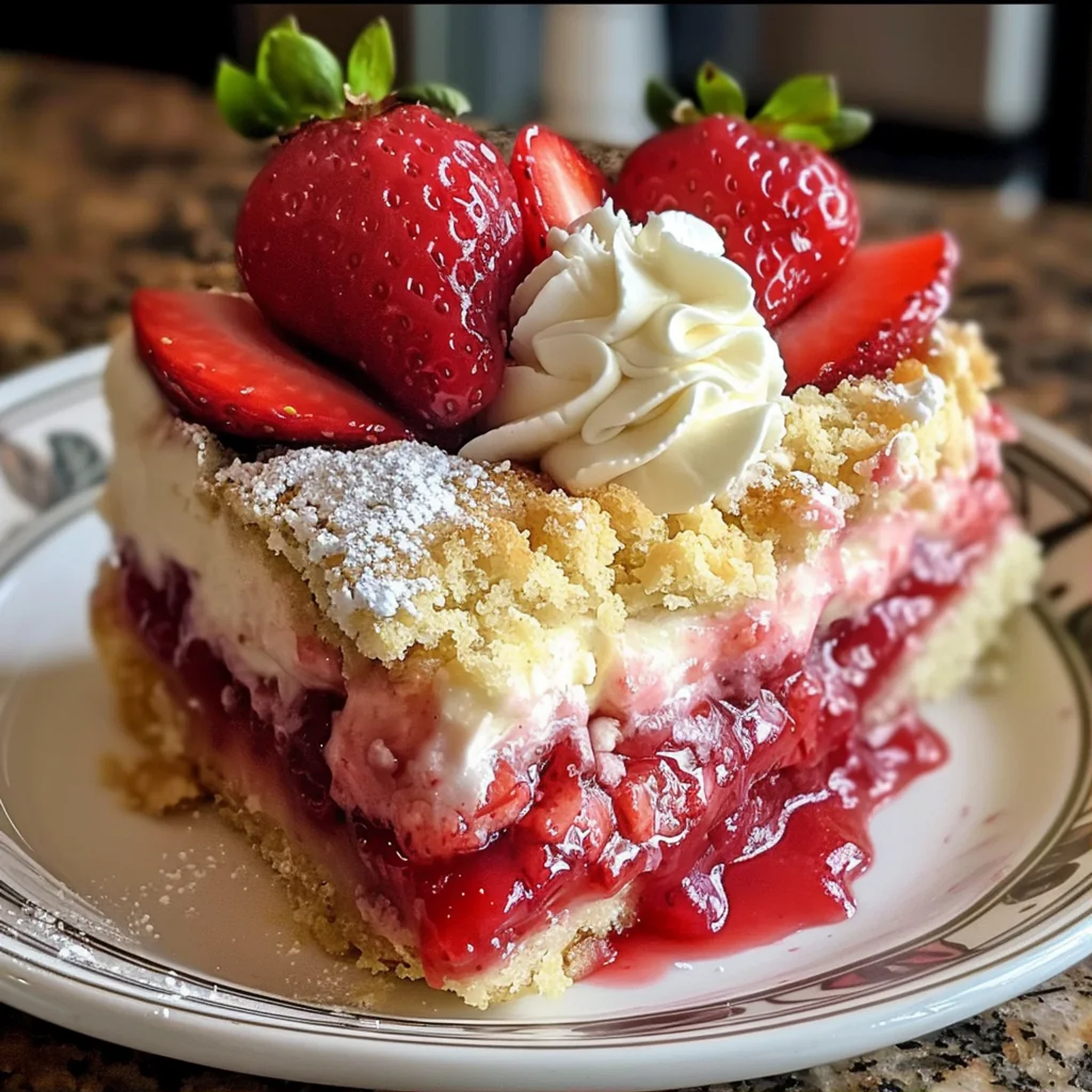 Easy Strawberry Cheesecake Dump Cake Recipe to Try Today - Recipe Image