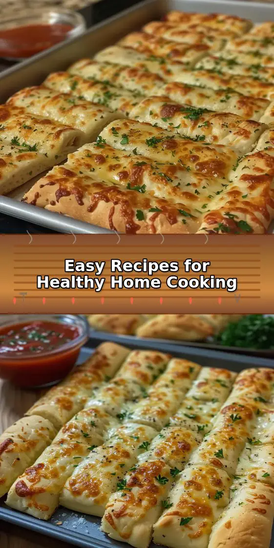 Cheesy Garlic Breadsticks