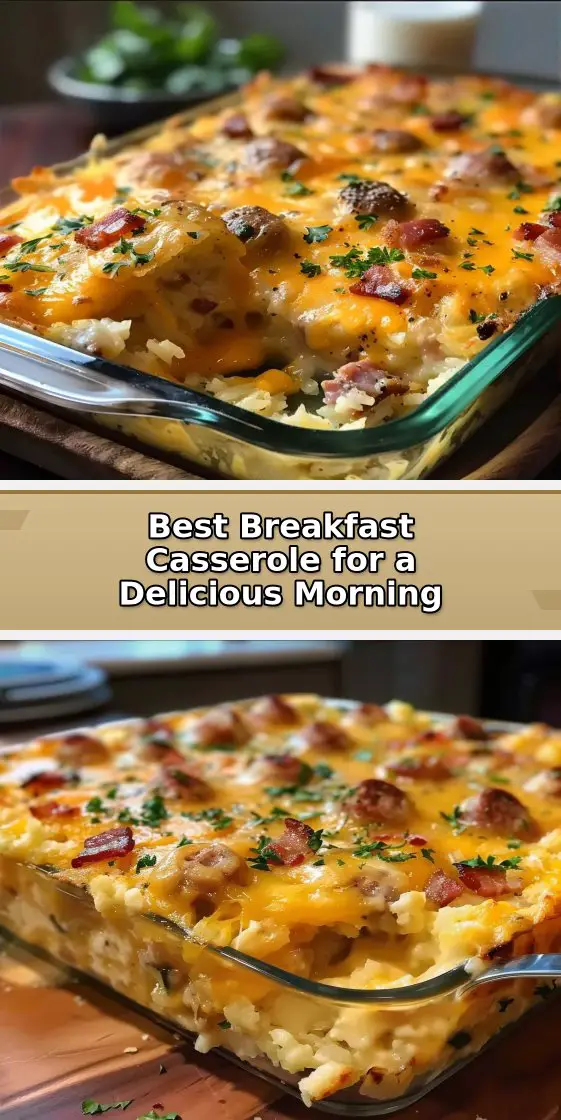 Cheesy Sausage Breakfast Casserole