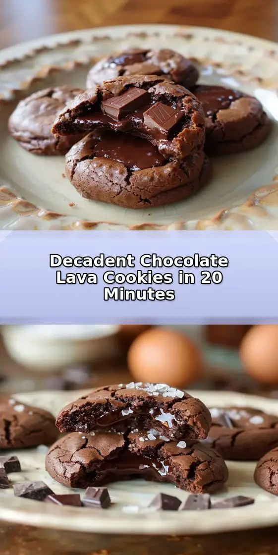 Chocolate Lava Cookies