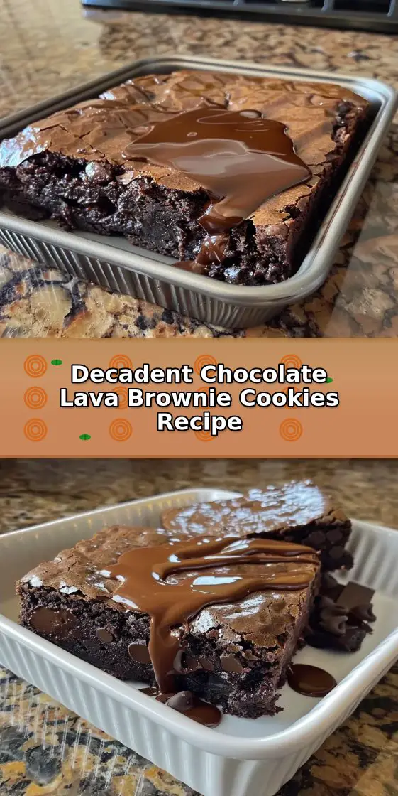 Gooey Chocolate Lava Brownie