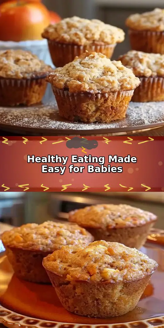 Moist Apple Muffins for Babies