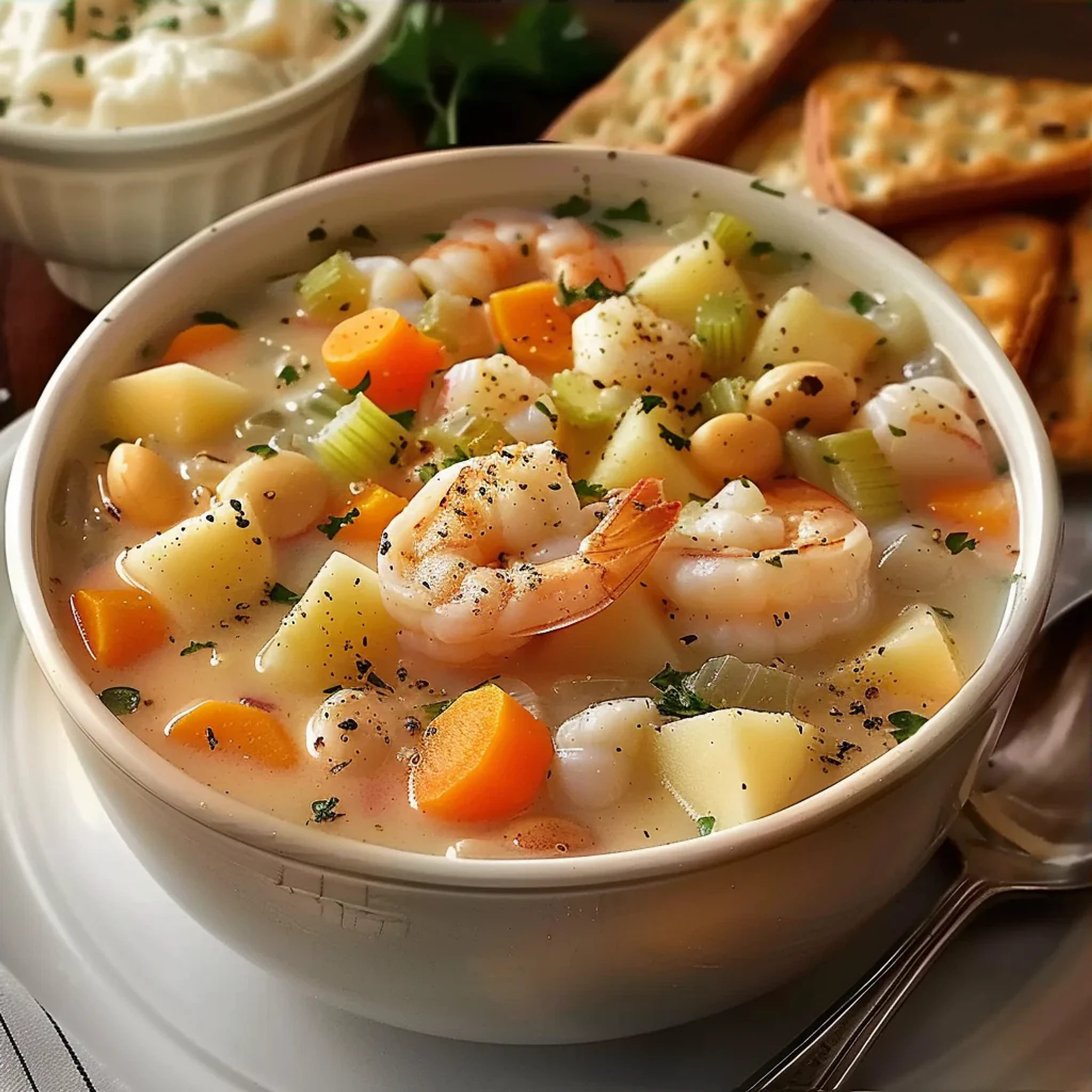 Best Seafood Chowder Recipe: Creamy & Flavorful Delight - Recipe Image