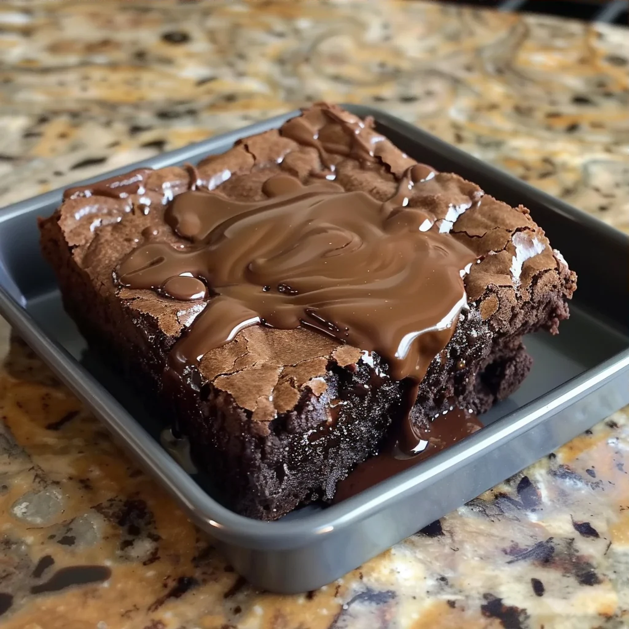 Gooey Chocolate Lava Brownies: Ultimate Fudgy Recipe - Recipe Image