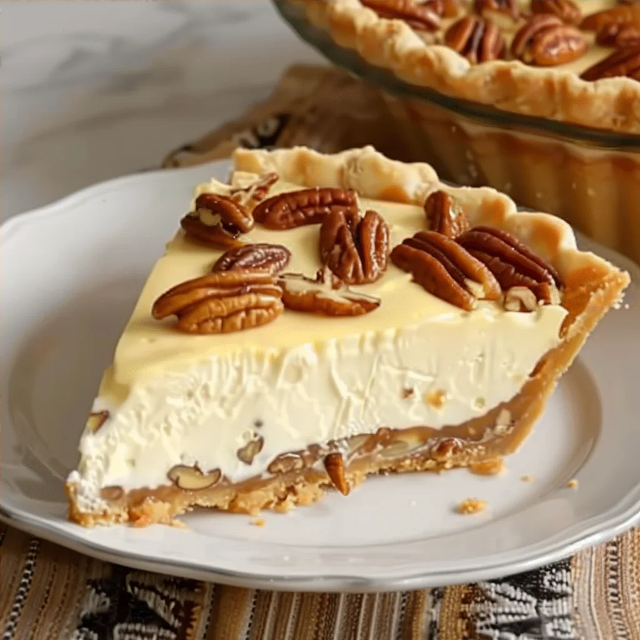 Decadent Pecan Cream Pie Recipe for Dessert Lovers - Recipe Image