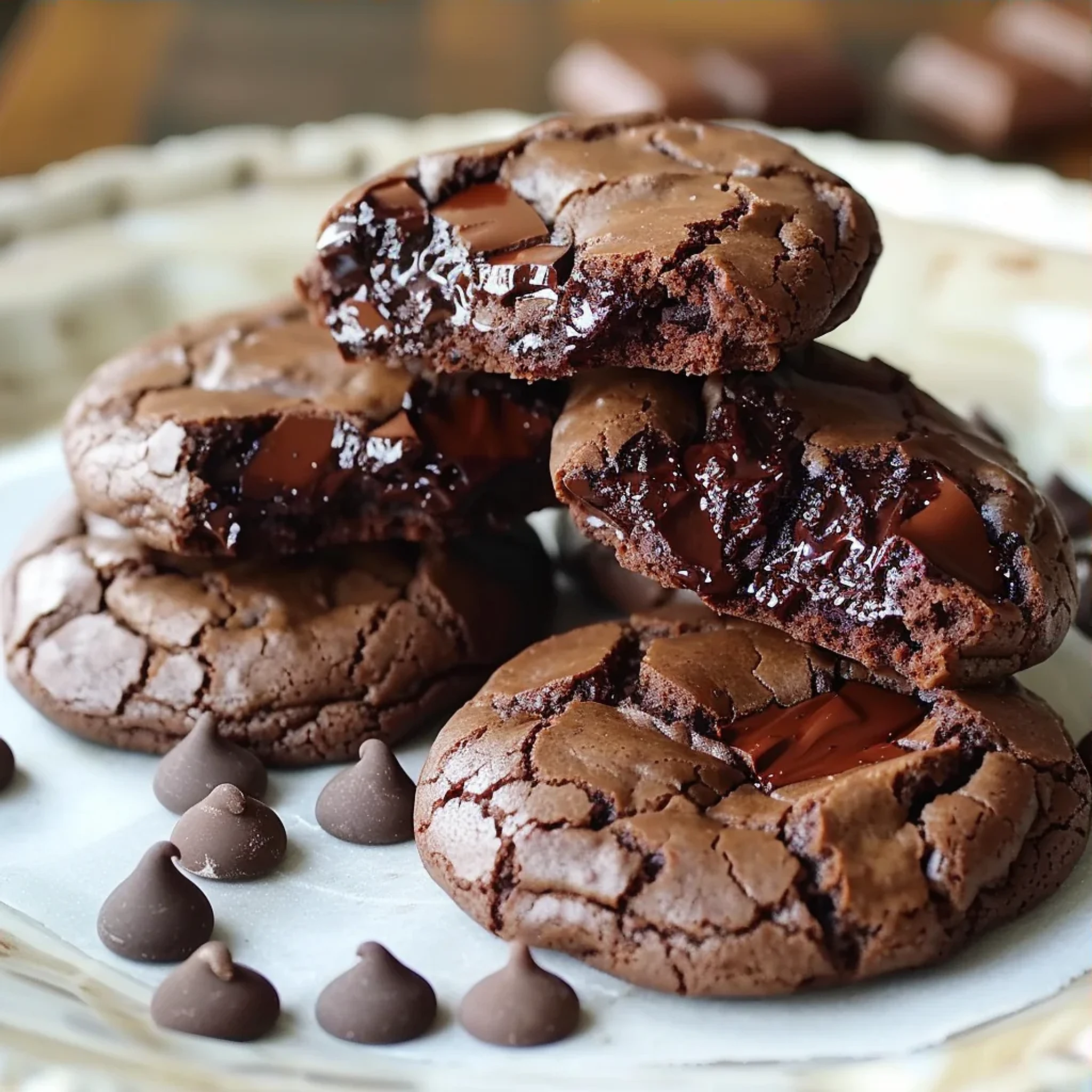 Decadent Chocolate Lava Cookies Recipe for Cookie Lovers - Recipe Image