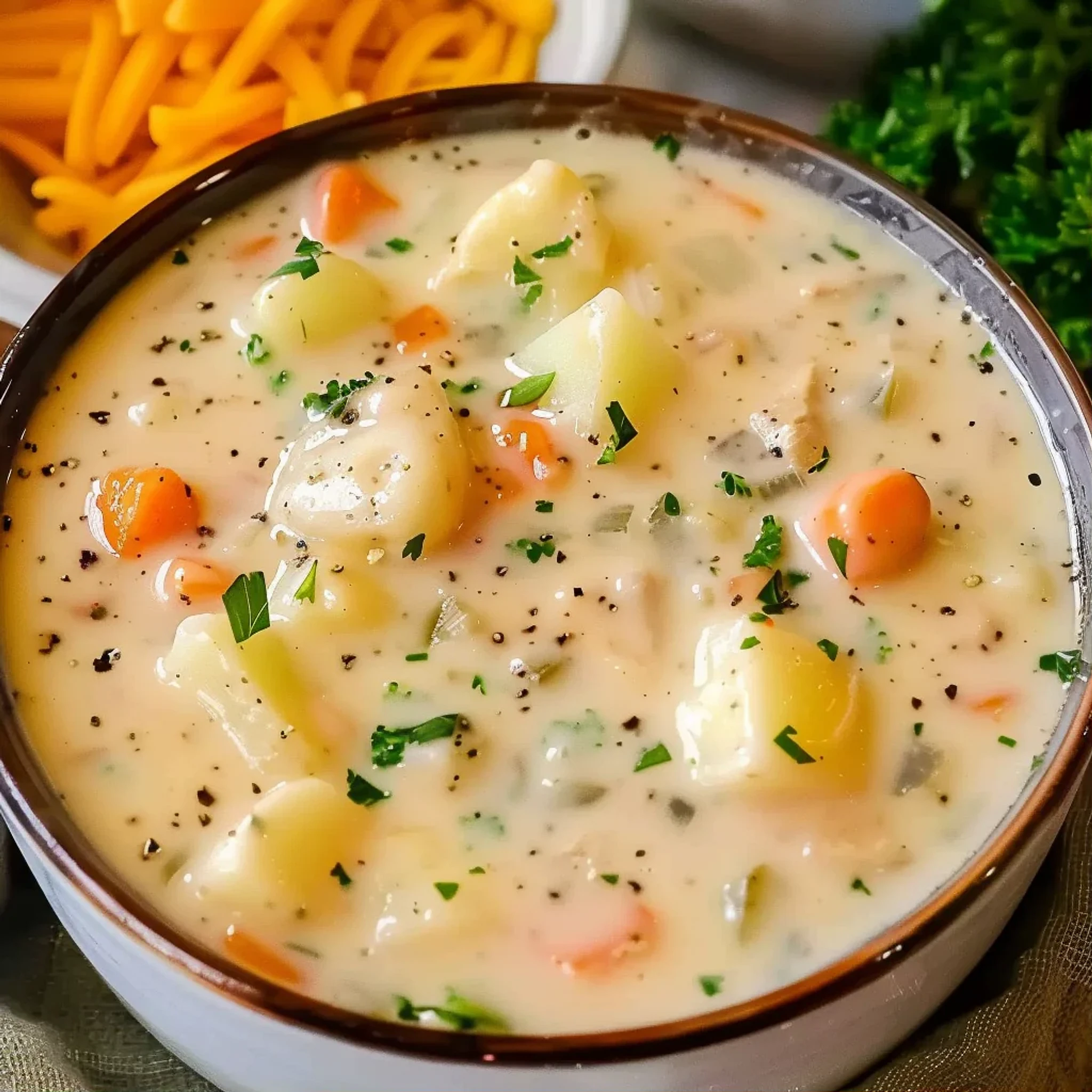 Creamy Potato Soup: 5 Easy and Healthy Recipes to Try - Recipe Image