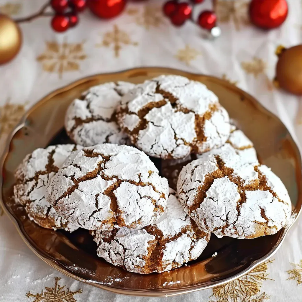 Crinkle Cookies That Steal the Holiday Spotlight - Recipe Image