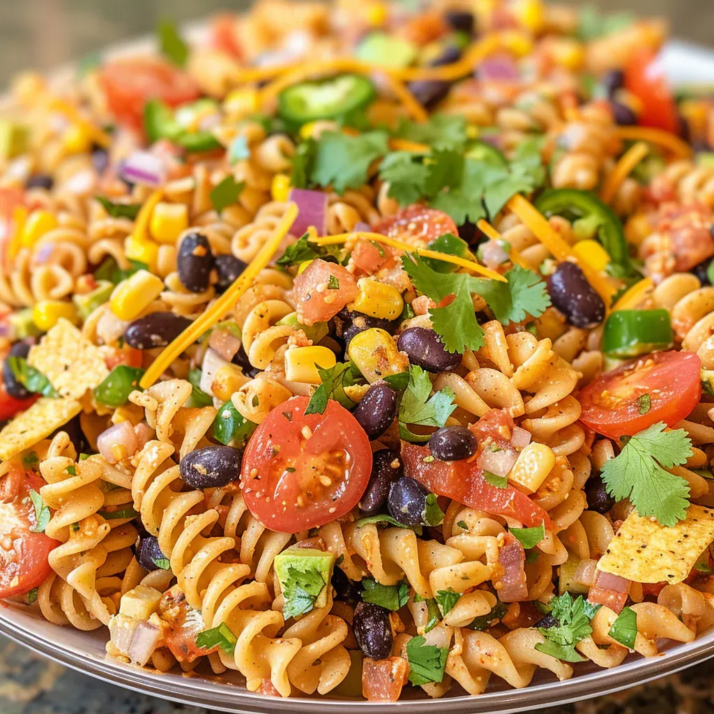 Creamy Ranch Taco Pasta Salad - Recipe Image